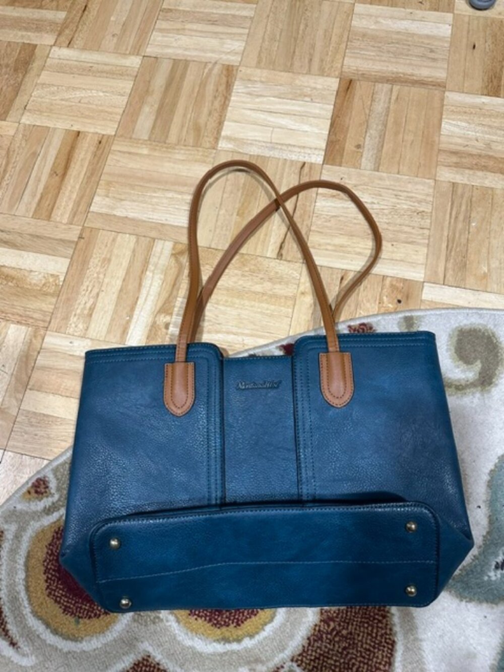 Montana West Teal Blue Tote